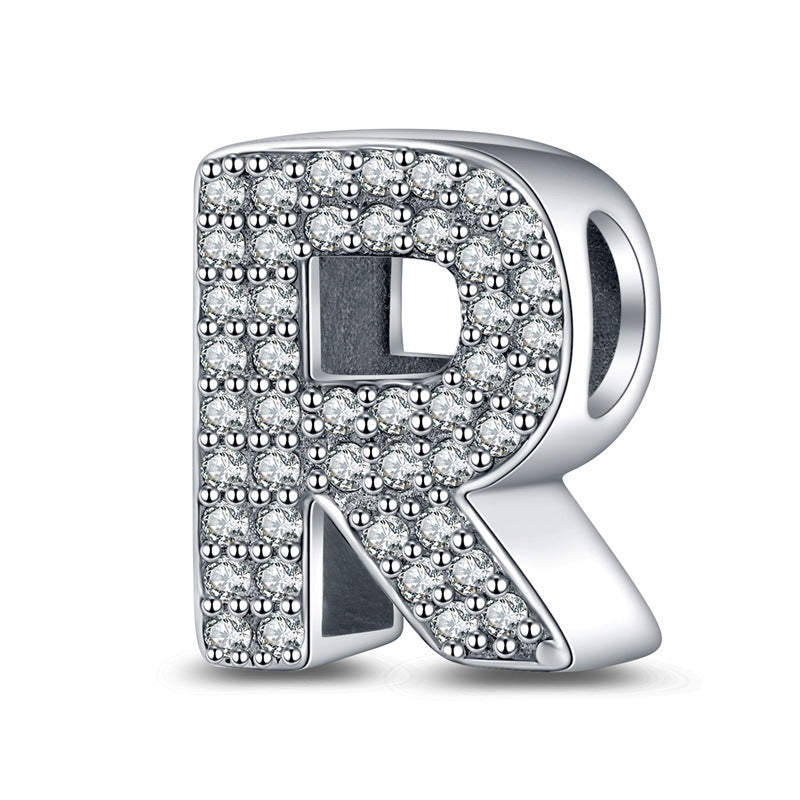 ✨ Élégant Bracelet Collier Personnalisable en Cuivre Argenté - 26 Lettres au Choix, Cadeau Parfait et Unique !