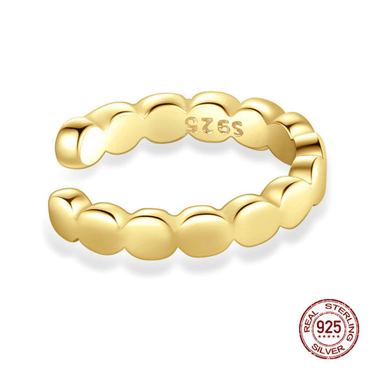 ✨ Clip d’Oreille Minimaliste Plaqué Or - Argent S925, Élégance Moderne, Accessoire Chic et Tendance pour Toutes Occasions