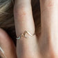 Image du produit Bague Créative en Cuivre – Design Montagne Unique pour Femme ⛰️✨