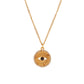 ✨ Élégant Collier Minimaliste en Acier Inoxydable - Design 'Black Eyes', Résistant et Style Contemporain