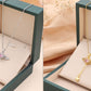 Collier Élégant avec Cristal - Ailes d'Ange et Cœur Mobile, Cadeau Idéal pour la Saint-Valentin et les Occasions Spéciales