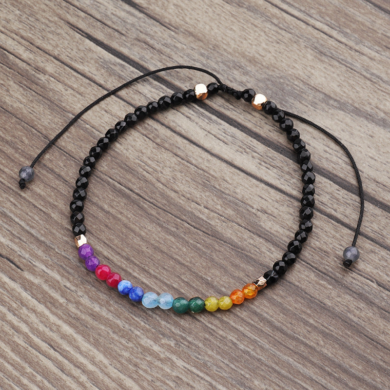 Image du produit 12 Constellations Seven Chakras Colored Stones Bracelet