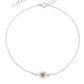 ✨ Bracelet de Cheville Élégant en Argent S925 - Design Floral Chic, Idéal pour Élever Votre Style! 🌸