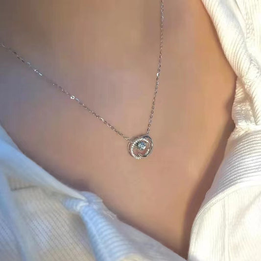 Collier en Argent Sterling Cœur Pulsatile - Suivi de Santé Élégant, Pratique et Intelligent !