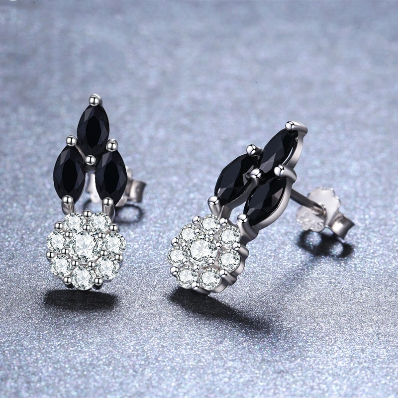 ✨ Boucles d'Oreilles Rondes en Zircon - Plaqué Cuivre, Éclat Éblouissant, Style Chic et Élégant
