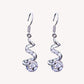 🌟 "Élégance Géométrique : Boucles d'Oreilles Spirales en Zircon Violet – Brillance et Raffinement pour Femmes 💜✨" - Premium Quality!