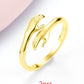 Image du produit Bague Simple "Mains qui S'enlacent" – Élégance Géométrique et Design Unisexe 🤝💍