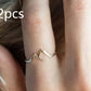 Image du produit Bague Créative en Cuivre – Design Montagne Unique pour Femme ⛰️✨