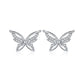 🌟 Boucles d'Oreilles Papillon en Zircon – Éclat Étincelant, Parfaites pour Sublimer Votre Élégance Naturelle 🦋✨