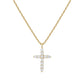 ✨ Collier Croix en Argent 925 - Chaîne en Or 14k, Élégance Intemporelle pour Toutes Occasions