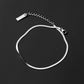 🌟Bracelet de Cheville Élégant en Argent S925 – Chaîne Serpent Minimaliste et Raffinée"