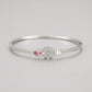 ✨ Bracelet Trèfle Élégant en Argent S925 - Style Coréen Raffiné, Idéal pour un Look Féminin Chic et Sophistiqué