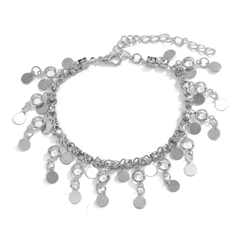 🌟 "Bracelet de Cheville Élégance Boho – Sublimez Votre Style à la Plage 🌴✨