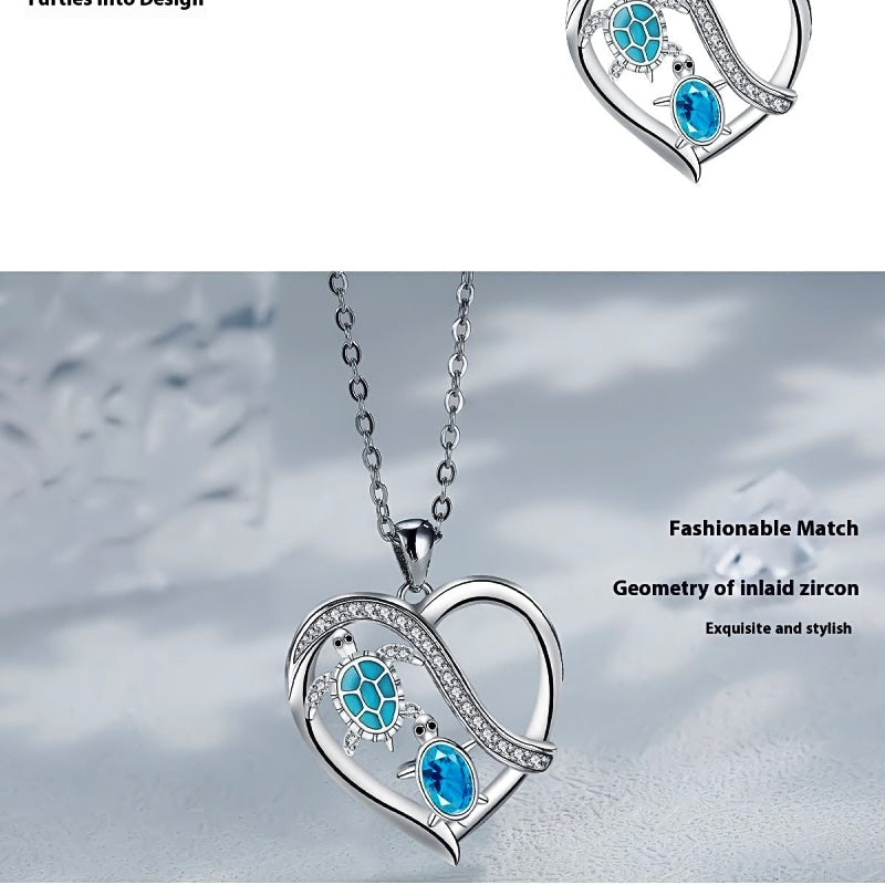 ✨ Collier Tortue Élégant - Symbole d'Amour et Protection, Cadeau Idéal pour Maman
