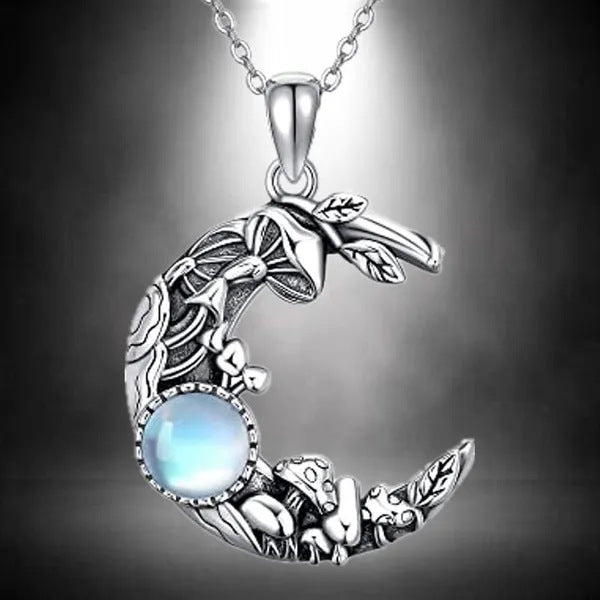 🌟 Élégant Collier Lune Bohème - Pendentif Rétro Unisexe, Design Unique et Qualité Premium, Idéal pour Offrir
