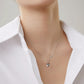 ✨ Collier Éclatant en Argent S925 - Pendentif Cœur Émeraude, Élégance Éternelle, Cadeau Parfait pour Femme