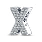 ✨ Élégant Bracelet Collier Personnalisable en Cuivre Argenté - 26 Lettres au Choix, Cadeau Parfait et Unique !