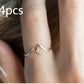 Image du produit Bague Créative en Cuivre – Design Montagne Unique pour Femme ⛰️✨