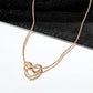 Collier en Cœur Creux pour Femmes - Élégant et Raffiné, Parfait pour Toutes les Occasions
