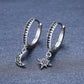 ✨ Élégantes Boucles d'Oreilles Étoile et Lune - Cuivre Premium, Design Raffiné, Accessoire Féminin Unique 🌙