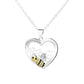 🌟 Collier Pendentif Abeille - Design Élégant avec Cœur, Charme Pastoral, Qualité Premium