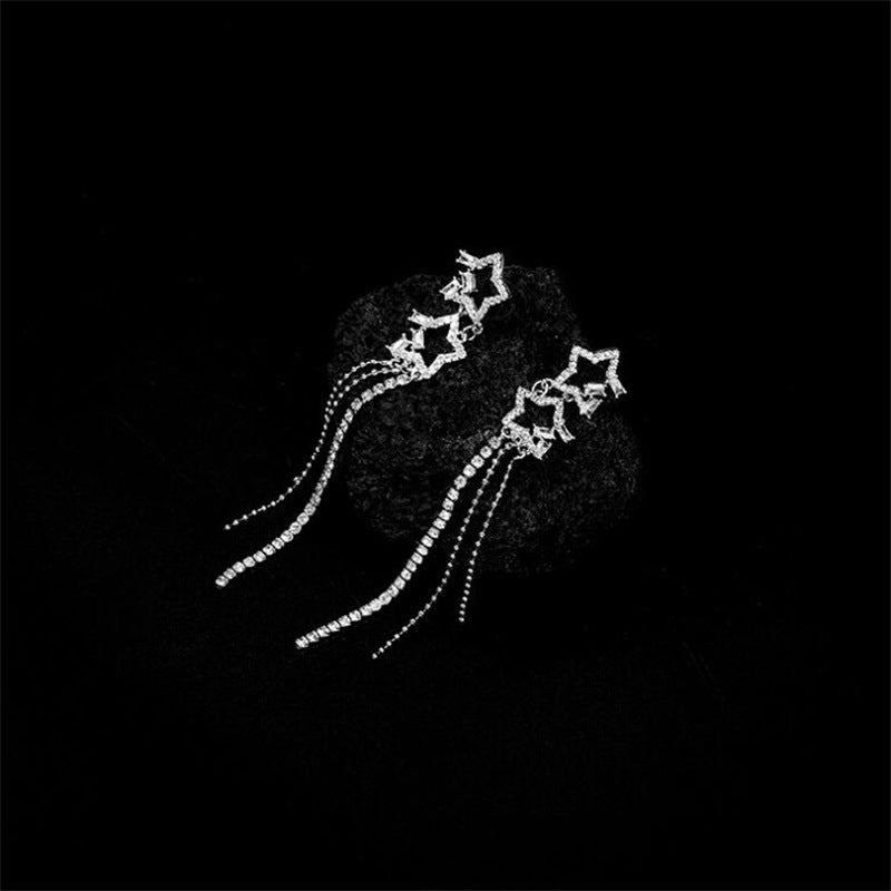 🌟 Élégantes Boucles d'Oreilles Goutte d'Eau - Franges Raffinées, Charme Quotidien et Style Intemporel !