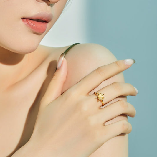 ✨ Bague Ajustable en Argent 925 - Design Élégant et Raffiné, Idéale pour Sublimer Votre Style Féminin