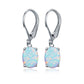 ✨ Élégantes Boucles d’Oreilles Opale Ovale - Design Raffiné à 4 Griffes, Un Style Européen et Américain Intemporel ✨