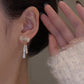 ✨ Élégantes Boucles d'Oreilles Papillon - Strass Brillants, Design Raffiné, Pour Sublimer Votre Allure au Quotidien